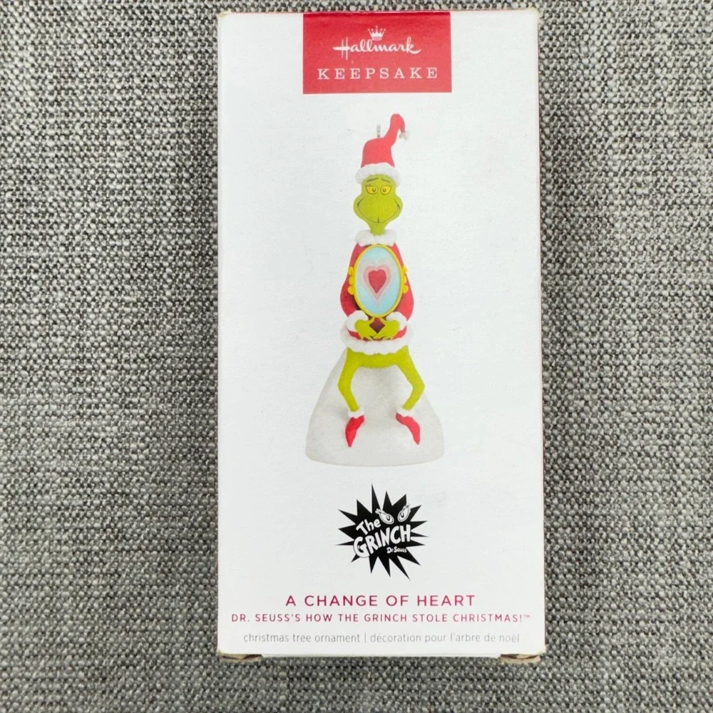 Hallmark Keepsake 2025 The Grinch A Change of Heart Christmas Ornament Boxed
